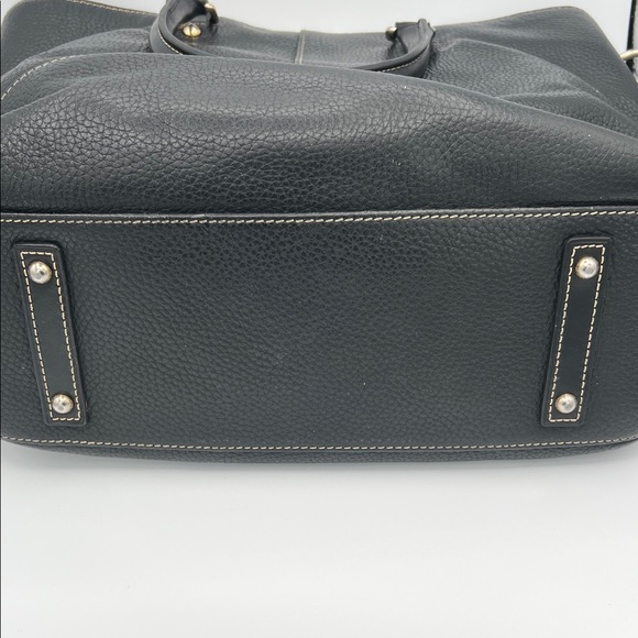 Dooney & Bourke Black Pebbled Leather Tote - Picture 6 of 15